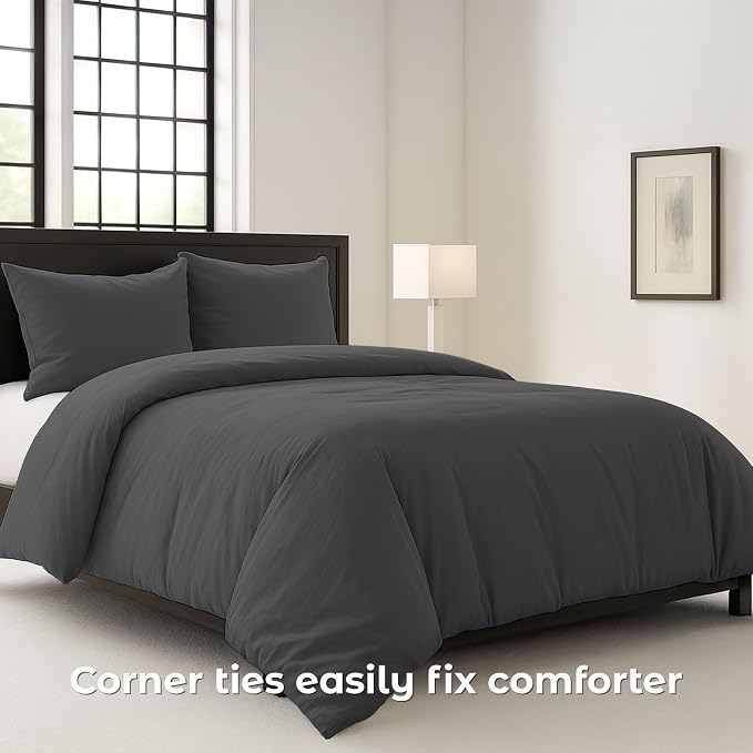 Pure Bedding Duvet Cover Queen Size - Image 5
