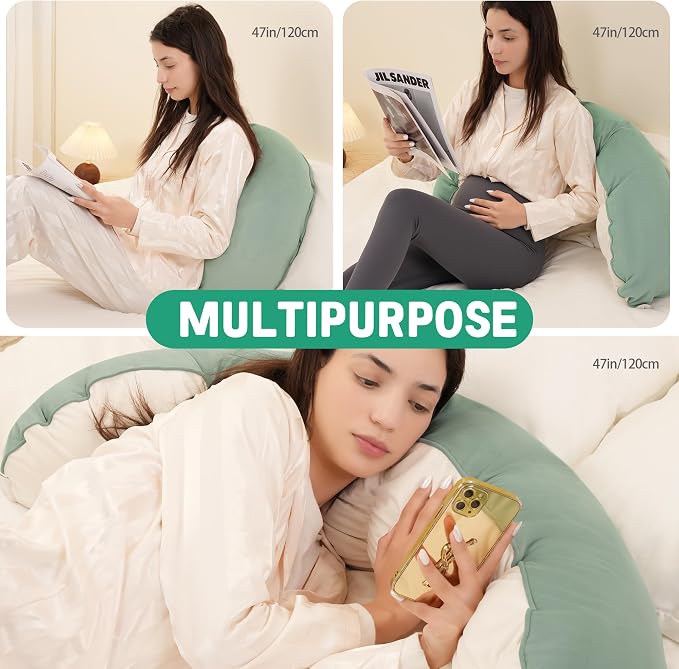 Peallow – Long Round Body Pillow - Image 6