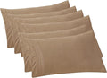 Elegant Comfort 6-PACK Solid Pillowcases 1500 Premium Hotel Quality Microfiber by ELEGANTCOMFORT