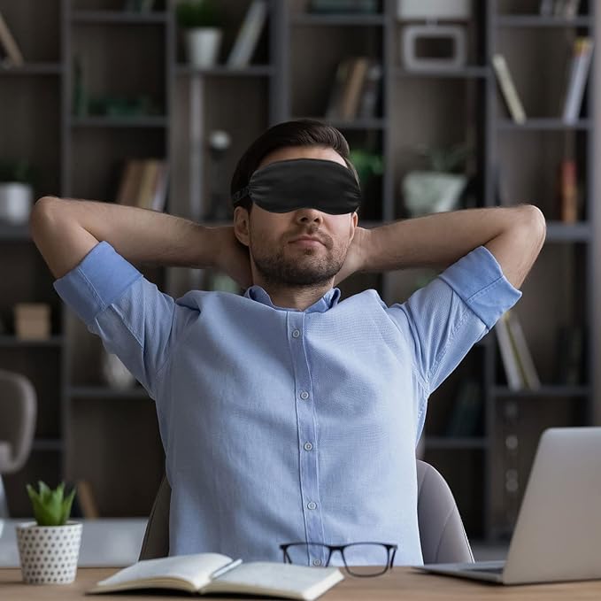 2Pack Silk Sleep Mask, Eye Mask - Image 7