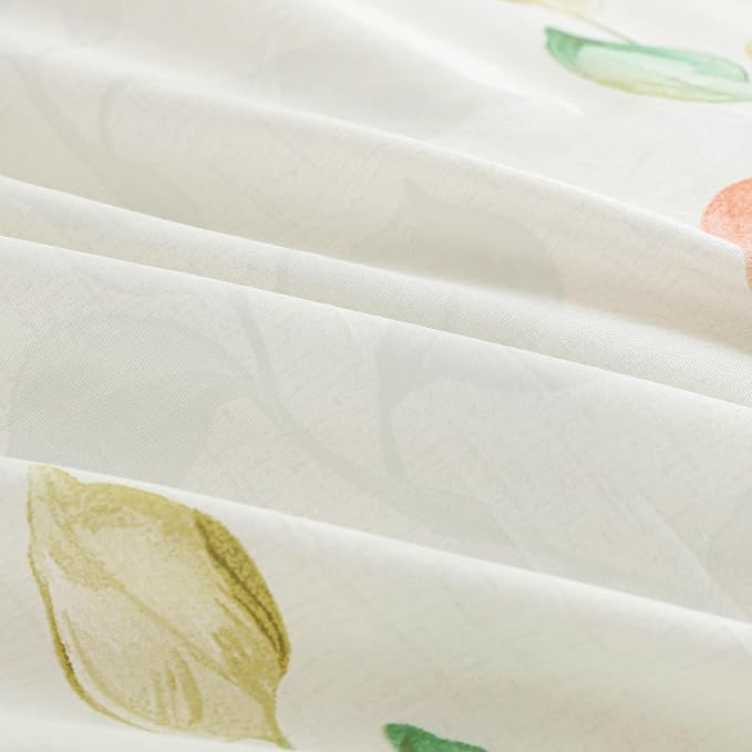 OAITE Duvet Cover Set Queen Size Floral Pattern Ultra Soft 100% Cotton Duvet - Image 6