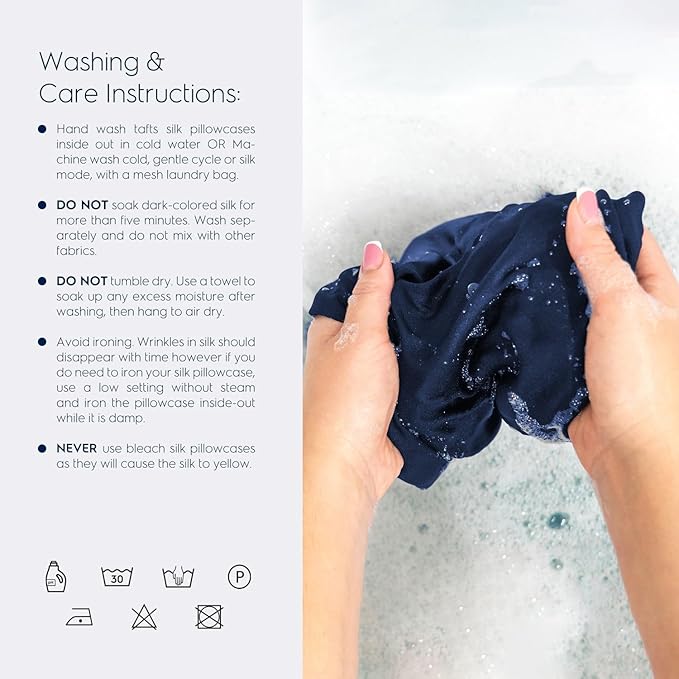 Tafts Silk Pillow Cases - 22mm 100% Pure Mulberry 6A Silk Pillowcase - Image 6