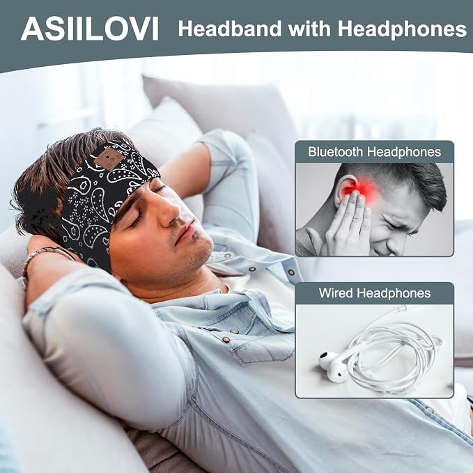 2-Pack Upgraded Wireless Bluetooth Headband - Image 3