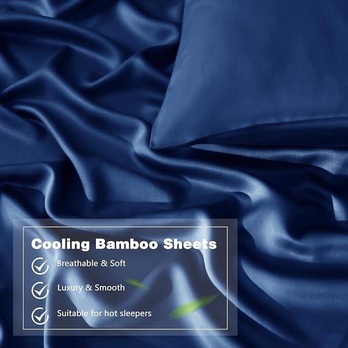 Homiest Cooling Pillow Cases Standard Size Set of 2, 100% Rayon Derived from - Image 4