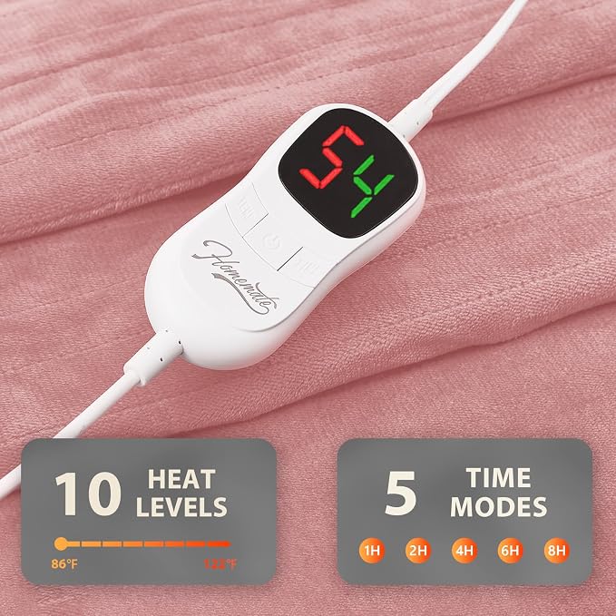 Homemate Heated Blanket Electric Throw - Image 4