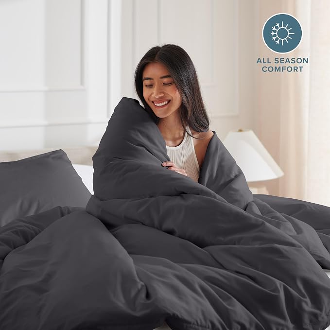 Bare Home Bedding Duvet Cover Queen Size - Image 3