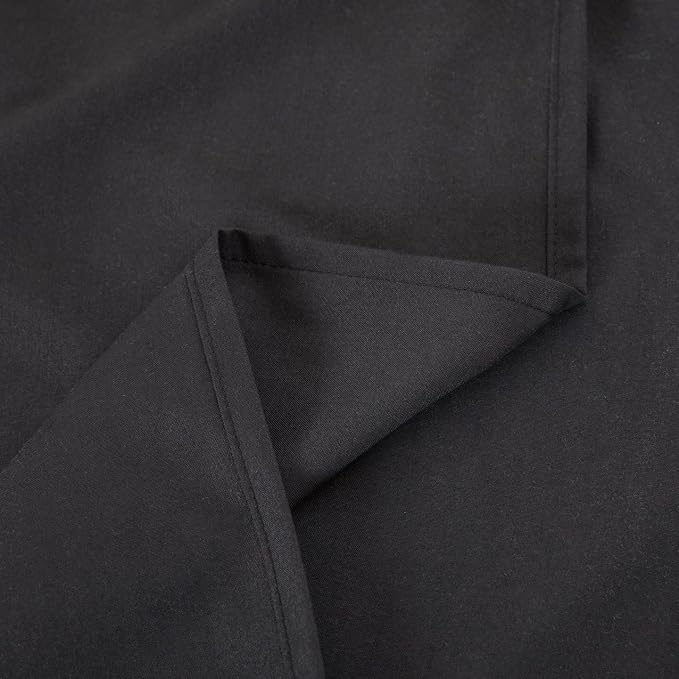 Queen Flat Sheet Only， 90x102Inch Black - Image 7