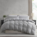 Nestl Light Grey Duvet Cover King Size by Nestl
