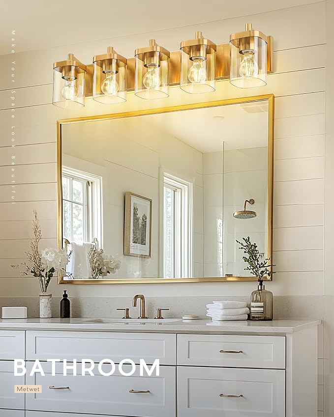 Bathroom Light Fixtures, 5-Light Modern Wall Sconces - Image 4