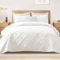 Exclusivo Mezcla King Quilt Set- White Quilts Bedding Set by ExclusivoMezcla