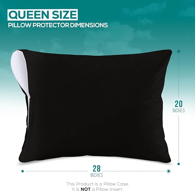 Utopia Bedding Premium 100% Waterproof Pillow Protectors - Image 2