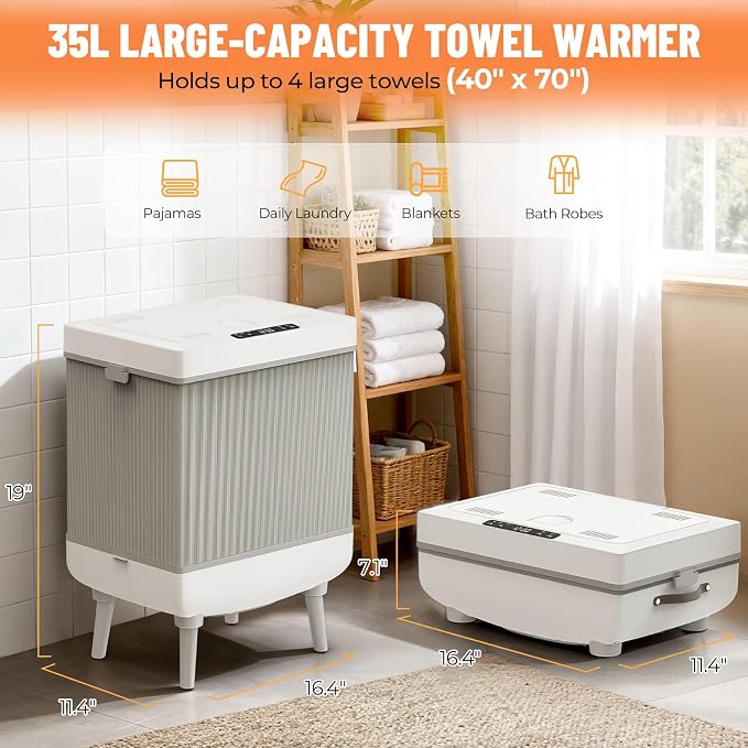 Large 35L Blanket & Towel Warmer - Image 3