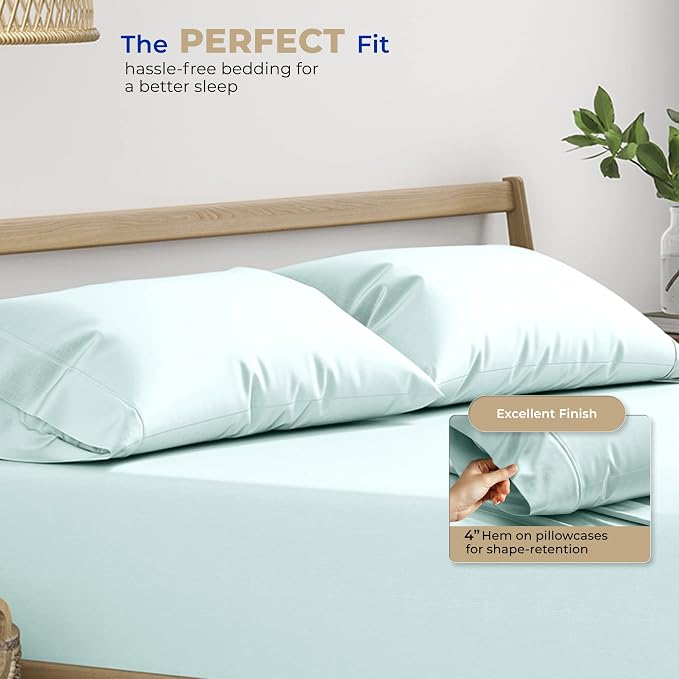 Thread Spread 100% Cotton Pillow Cases Queen Size Set of 2 - Image 4