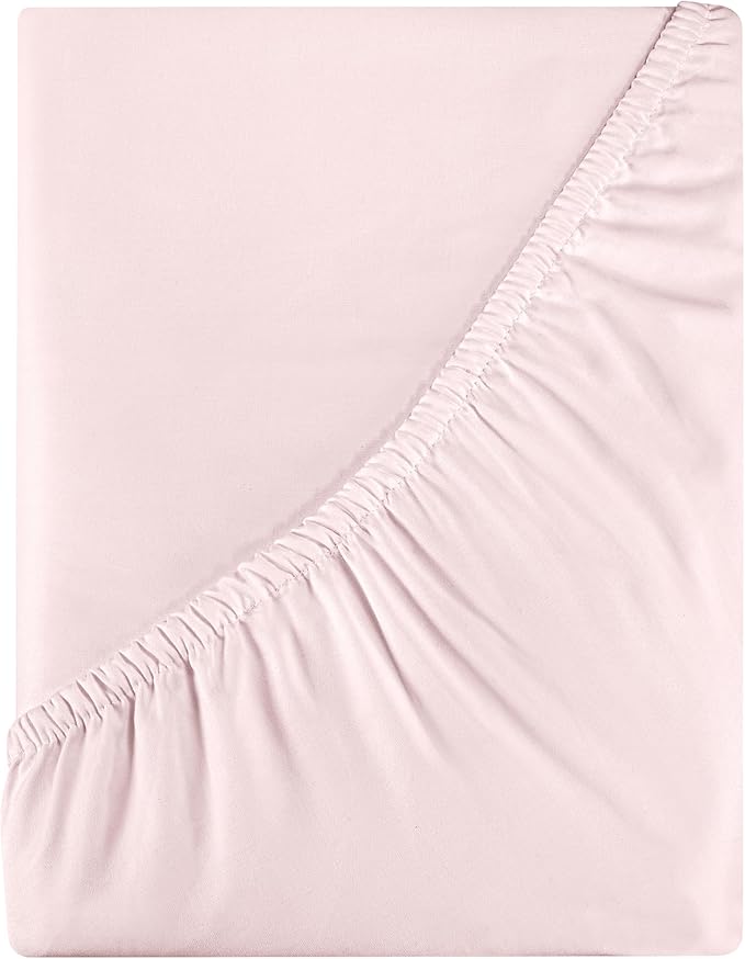 Royale Linens 400 Thread Count 100% American Grown Cotton Fitted Sheet King Size by ROYALELINENS