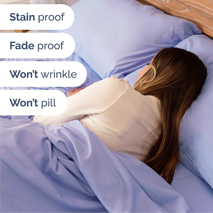 Queen Size 4 Piece Sheet Set - Image 5