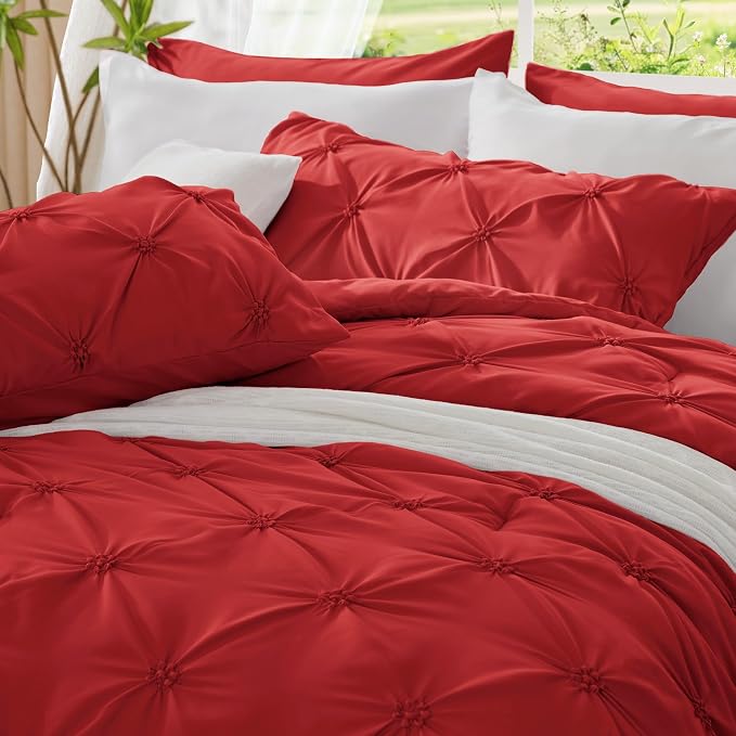 BEDELITE Red King Size Comforter Set - Image 6
