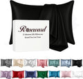 Organic Silk Pillowcase for Hair and Skin Made in USA, Natural Mulberry Silk by ROSEWARD