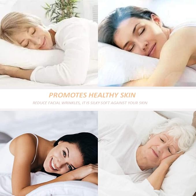 Silk Pillow Cases 2 Pack, 100% Mulberry Silk Pillowcase - Image 7