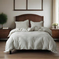 Simple&Opulence 100% Washed Linen Duvet Cover Set 78"x86" by SimpleOpulence