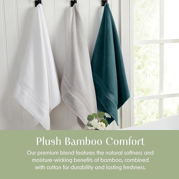 Springtree Home Luxury Viscose from Bamboo Bath Towel Set 6 Piece Set | 35% - Image 5