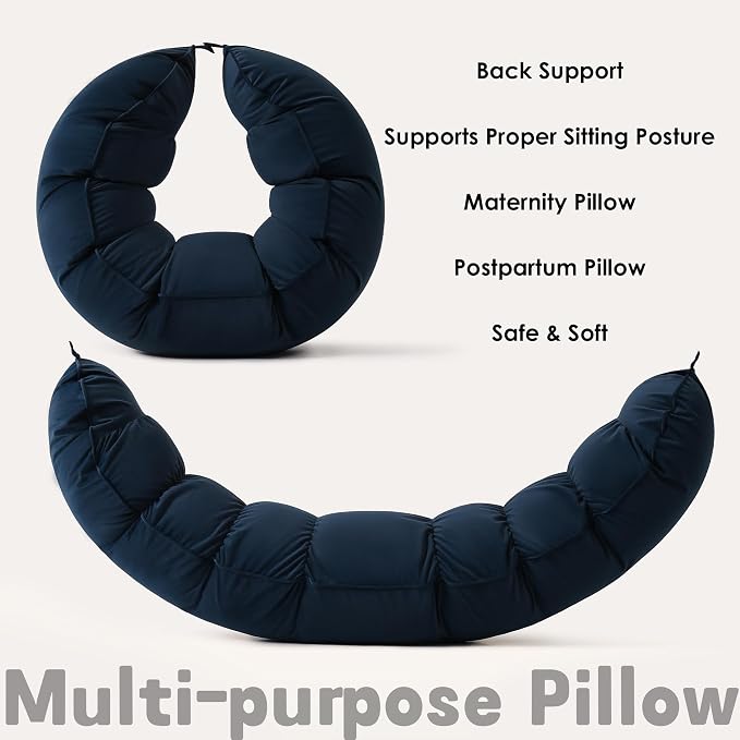 Peallow – Long Round Body Pillow - Image 7