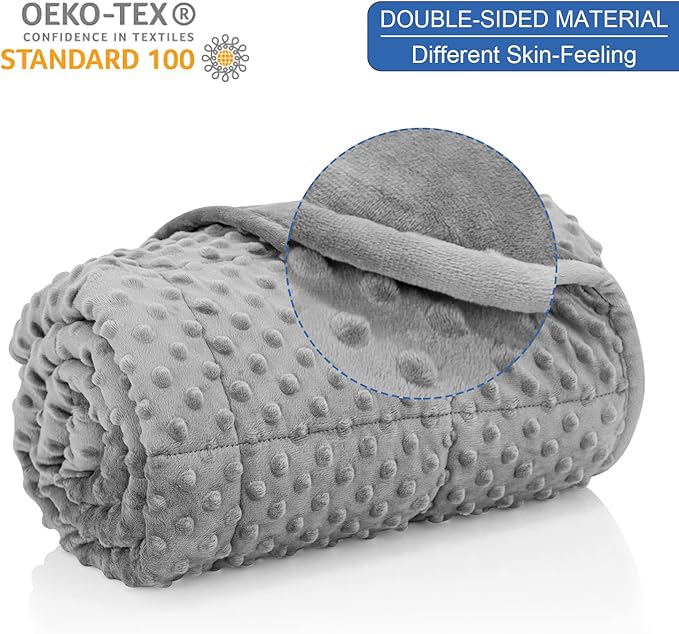 Huloo Sleep Weighted Blanket Queen 20lbs - Image 2