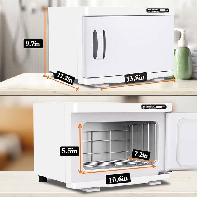 Hot Towel Warmer, 8L Towel Warmer Cabinet Medium Capacity Esthetician Warmer - Image 4