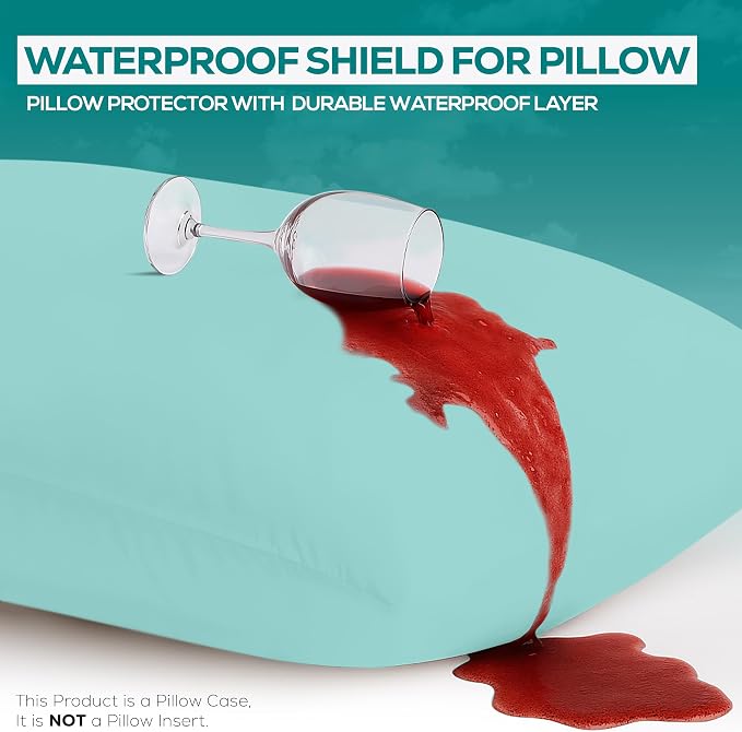 Utopia Bedding Premium 100% Waterproof Pillow Protectors - Image 3