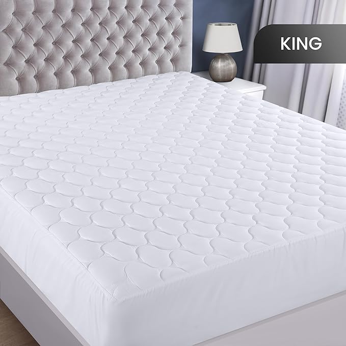 Utopia Bedding Waterproof Mattress Protector, King Mattress Pad, Noiseless - Image 2