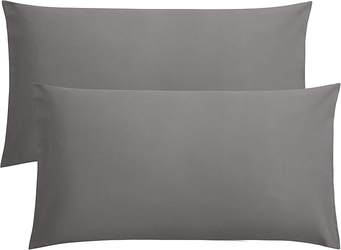 FLXXIE King Pillow Cases Set of 2, Soft Microfiber Pillow Covers by FLXXIE
