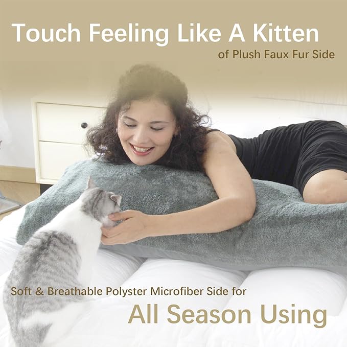WhatsBedding Memory Foam Body Pillow - Image 8
