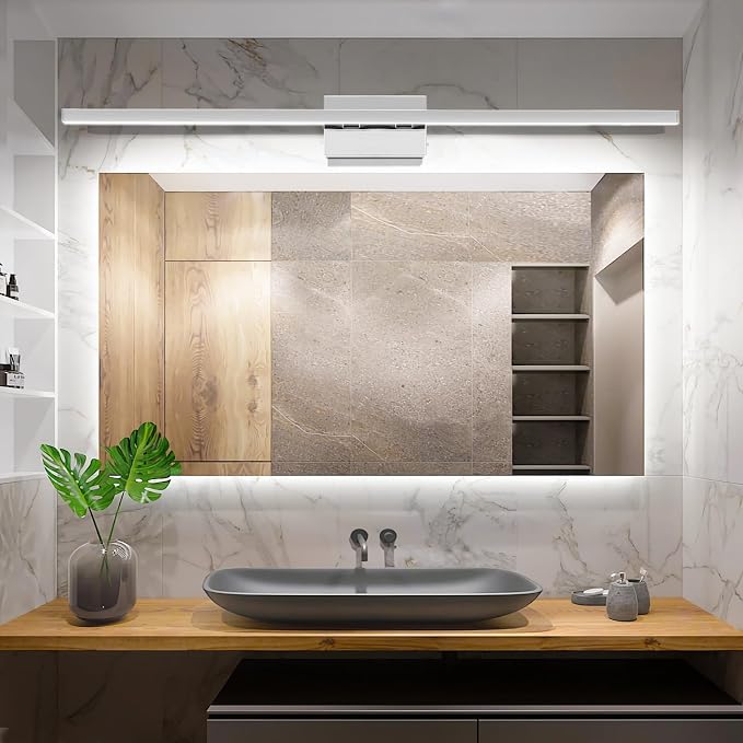 VOLISUN 48-Inch Dimmable Bathroom Vanity Light, 30W 5CCT LED Fixture Over Mirror - Image 4