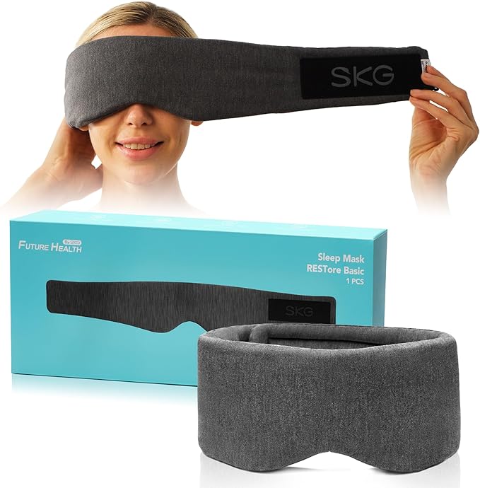 SKG Restore Sleep Mask-100% Sleep Mask Blackout by FutureHealthbyskg