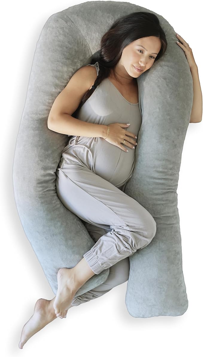 MedCline Pregnancy Pillow, Full Body Maternity Pillow by MedCline