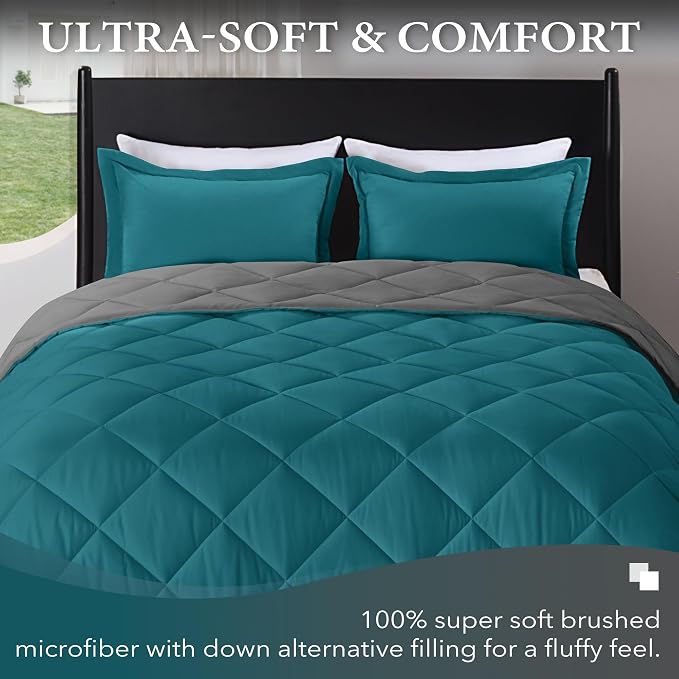 downluxe Queen Comforter Set - Image 2