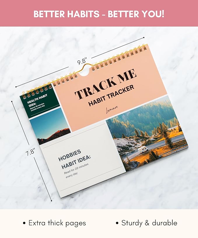 Lamare 2026 Habit Tracker Calendar – Premium Daily Habit Tracker Journal and - Image 2