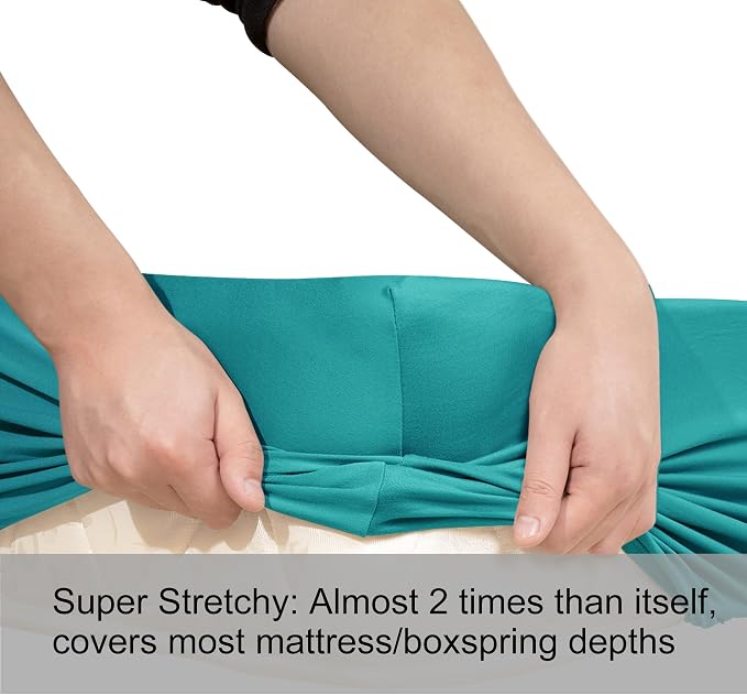 Stretch King Fitted Sheet Only - Image 6