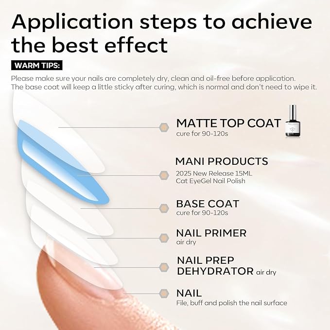 modelones Matte Gel Top Coat Chrome Proof, 15ML No Wipe Matte Top Coat Chrome - Image 4