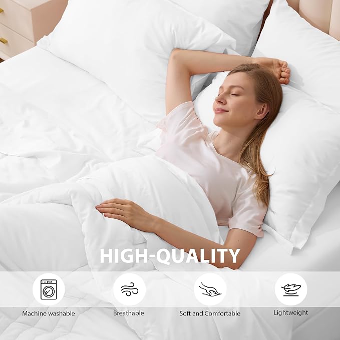 Full Comforter Set White - Image 4