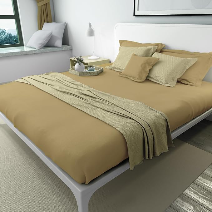 Lirex Twin Size Flat Sheet Only，Ultra Soft & Breathable Brushed 1800 - Image 6