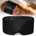 Weighted Eye Mask for Sleeping, Silk Sleep Mask for Side Sleeper by Akakios