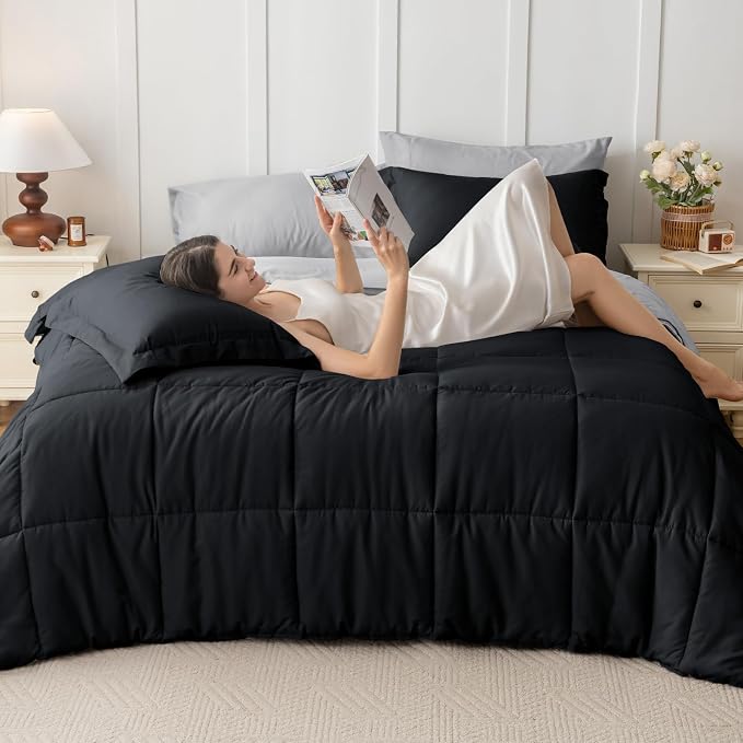 JOLLYVOGUE King Comforter Set, Ultra-Soft Bed in a Bag King Size 7 Pieces - Image 6