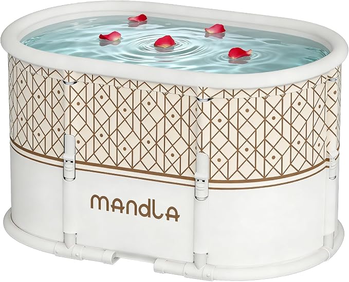 Portable Bathtub, Foldable Bathtub No Installation, Freestanding Shower Bathtubs by HLCZLUZ