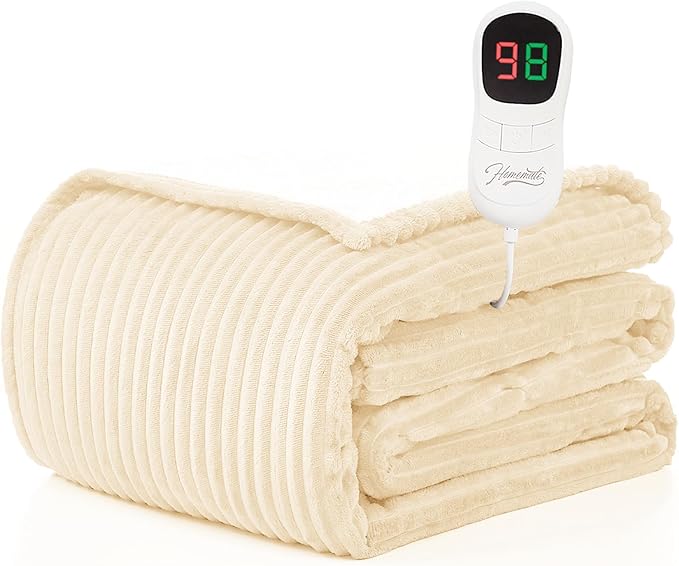 Homemate Heated Blanket Electric Throw by Homemate