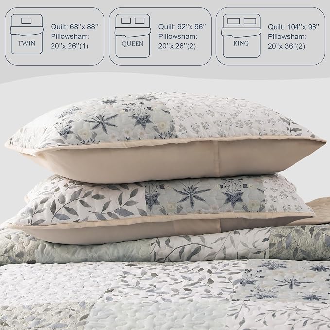 Exclusivo Mezcla Reversible Boho Quilts Twin Size - Image 6