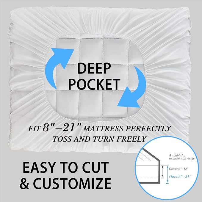 CYMULA Mattress Topper Super Queen Size - Image 7