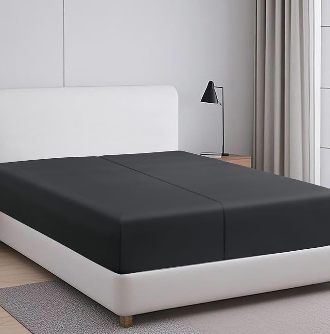2-Pack 100% Egyptian Cotton Fitted Sheet TwinXL Size, 600 Thread Count Cotton by ZaizaiHome