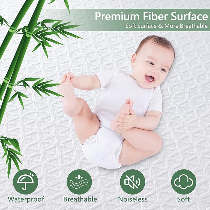 Premium Waterproof Mattress Protector Full Size, Breathable Bed Cover 3D Air - Image 2