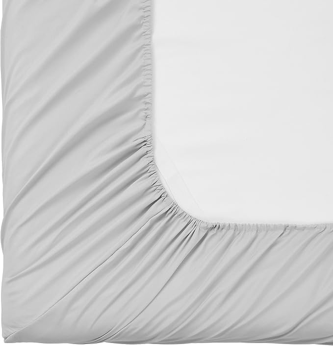 Twin Fitted Sheet Only with Full Elastic & Built in Corner Sheet Straps to - Image 5