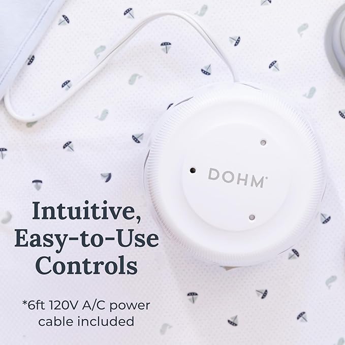 Yogasleep Dohm Uno 2 Pack White Noise Sound Machine, Real Fan Inside - Image 6